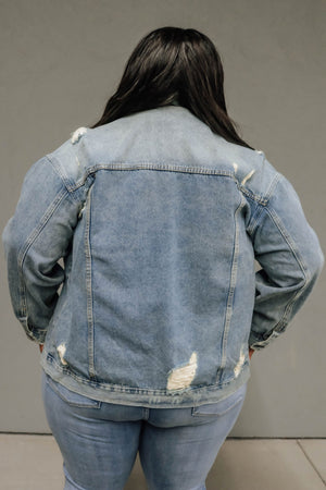 Maddie Denim Jacket Curvy