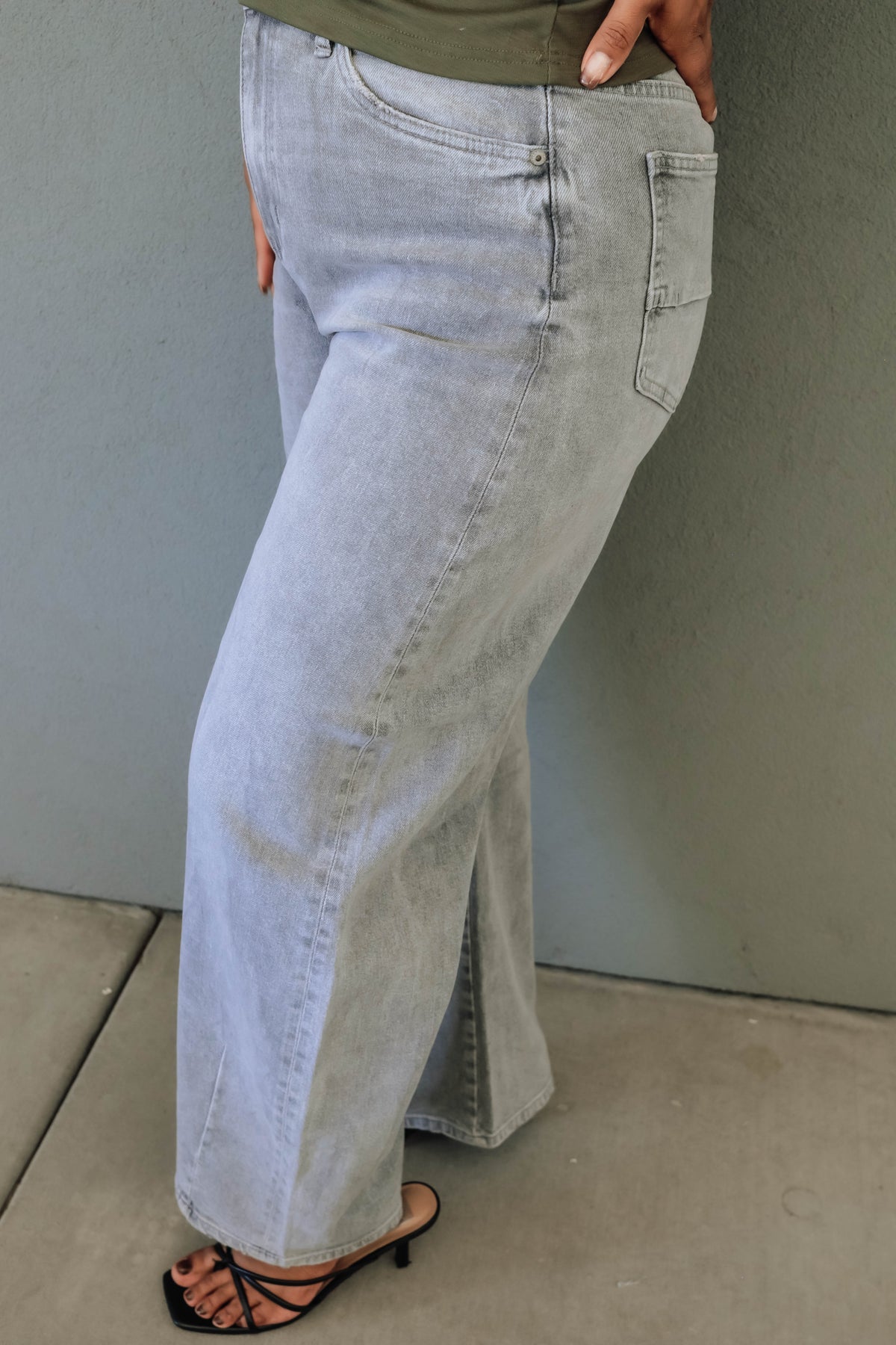 Arista Jeans - Grey Stone