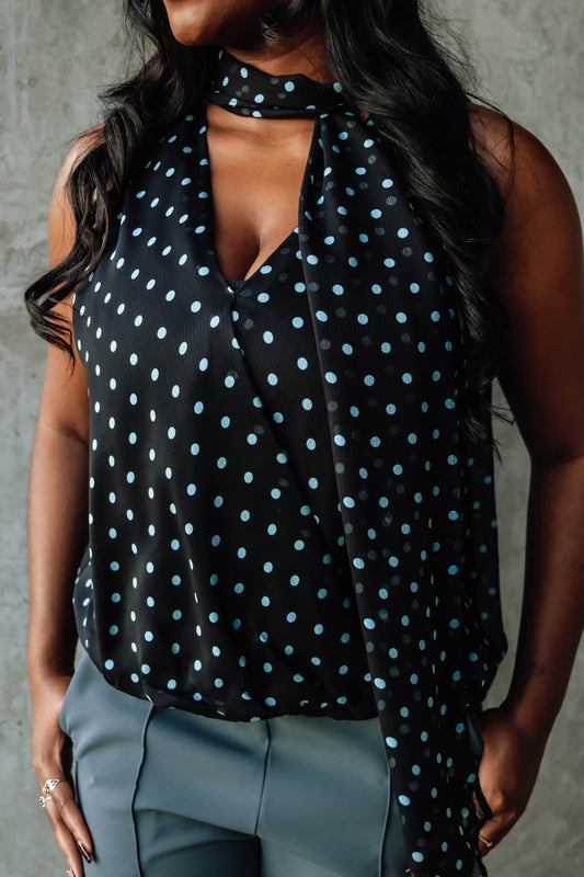 The Poise Blouse - Polka Dot