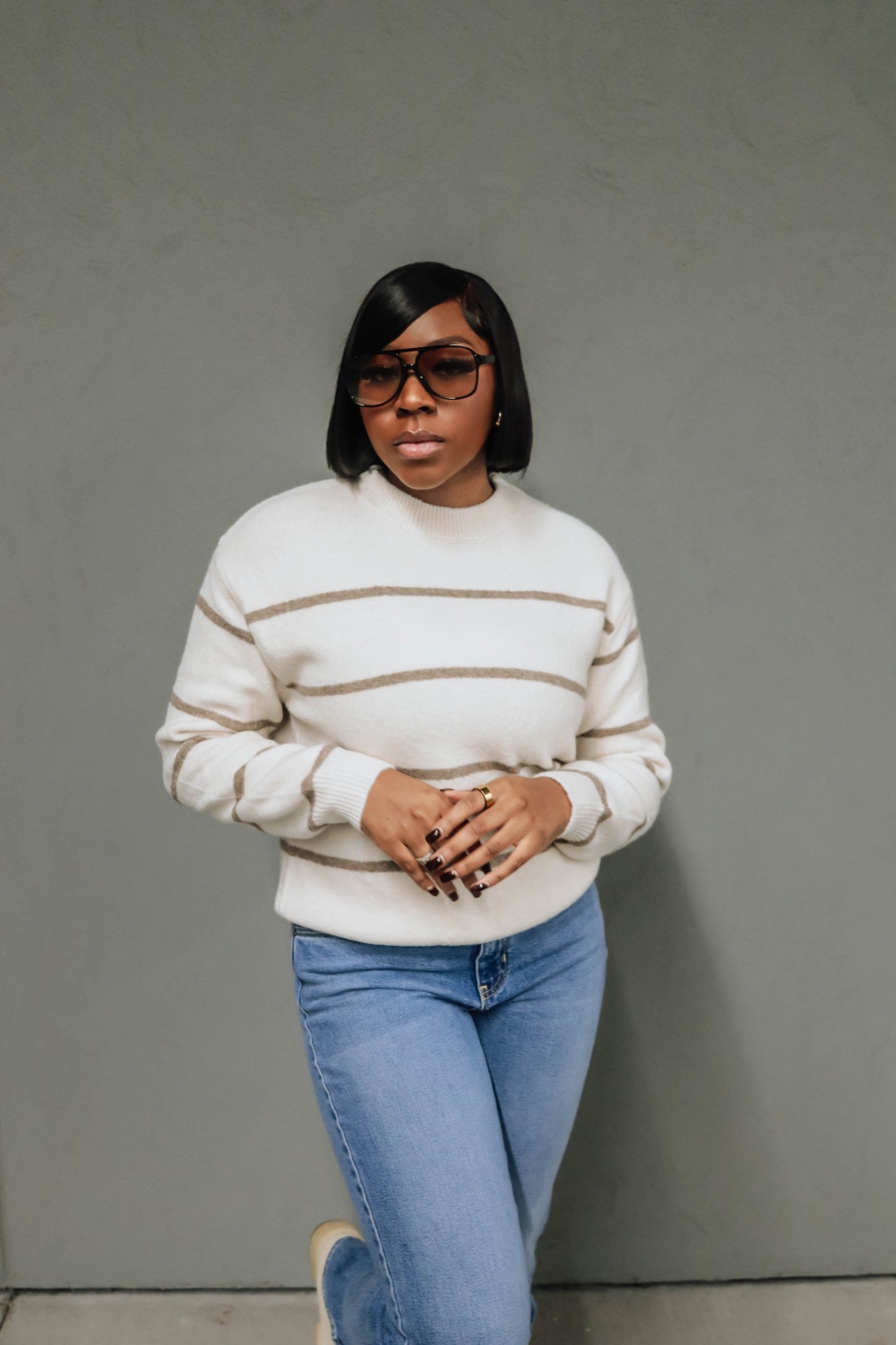 Align Me Sweater - Cream