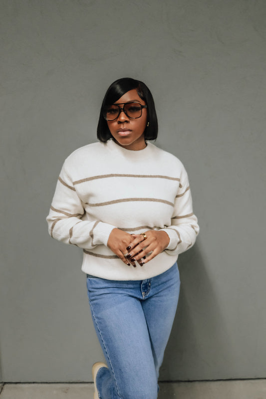 Align Me Sweater - Cream