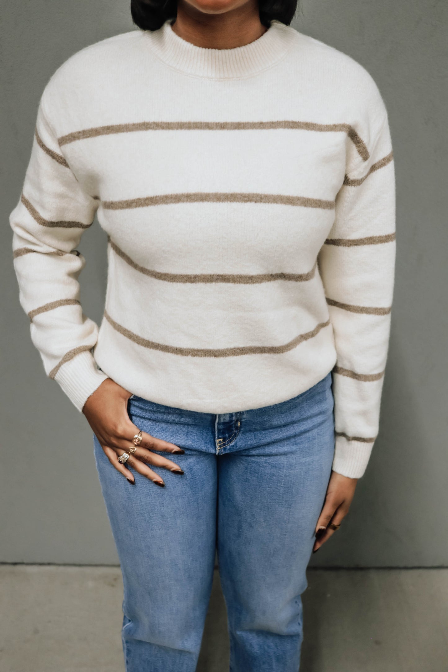 Align Me Sweater - Cream