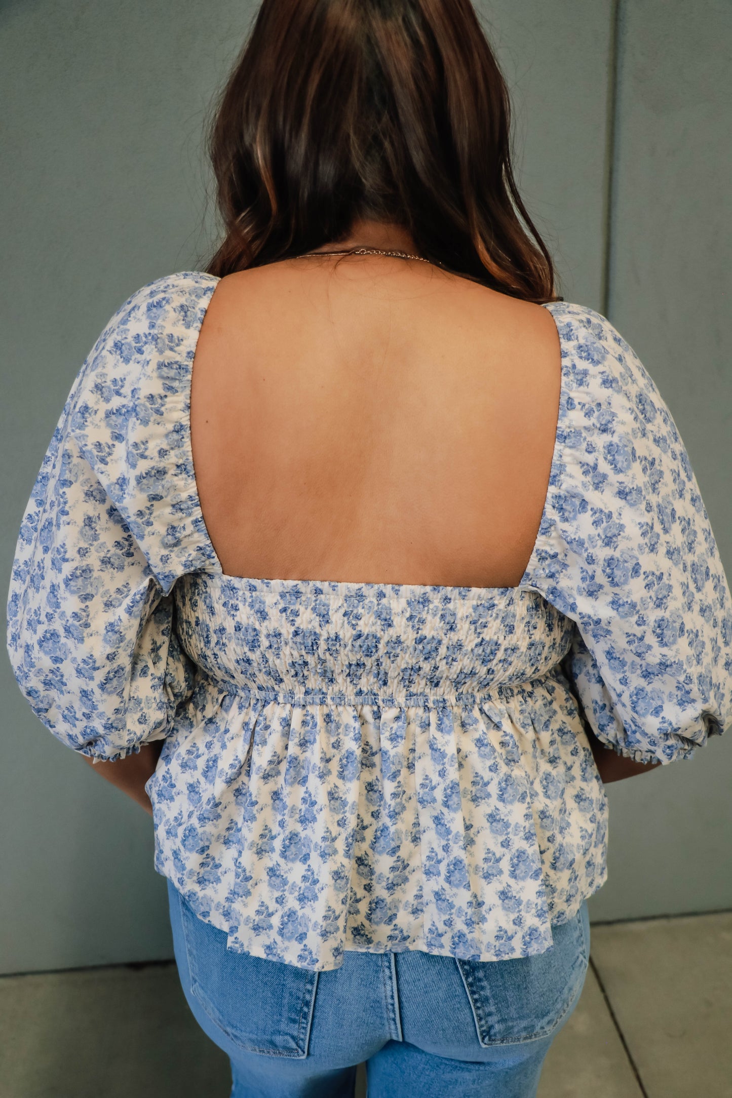 Babydoll Top - Parisian Bloom