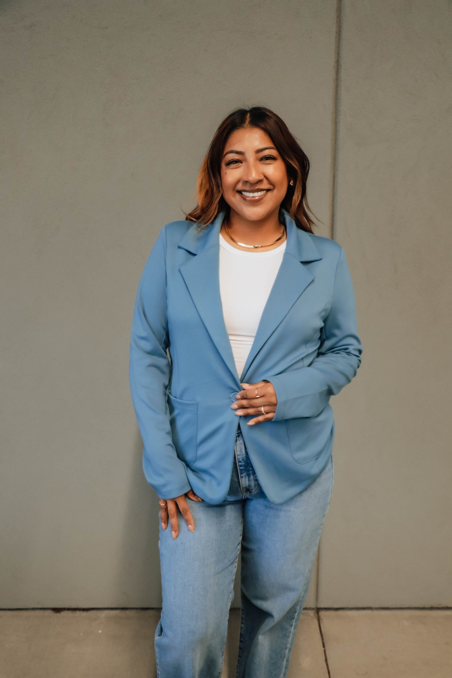 Lisa Blazer -  Blue