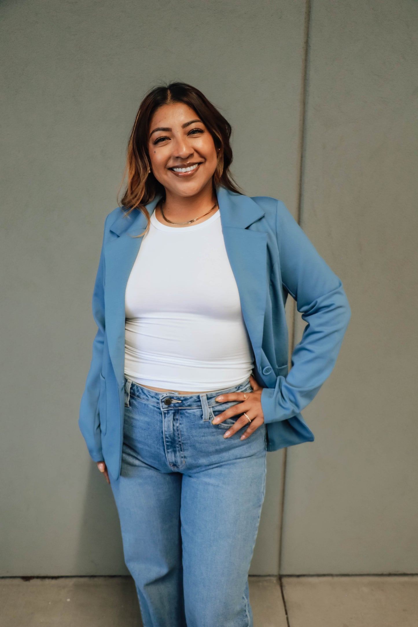 Lisa Blazer -  Blue