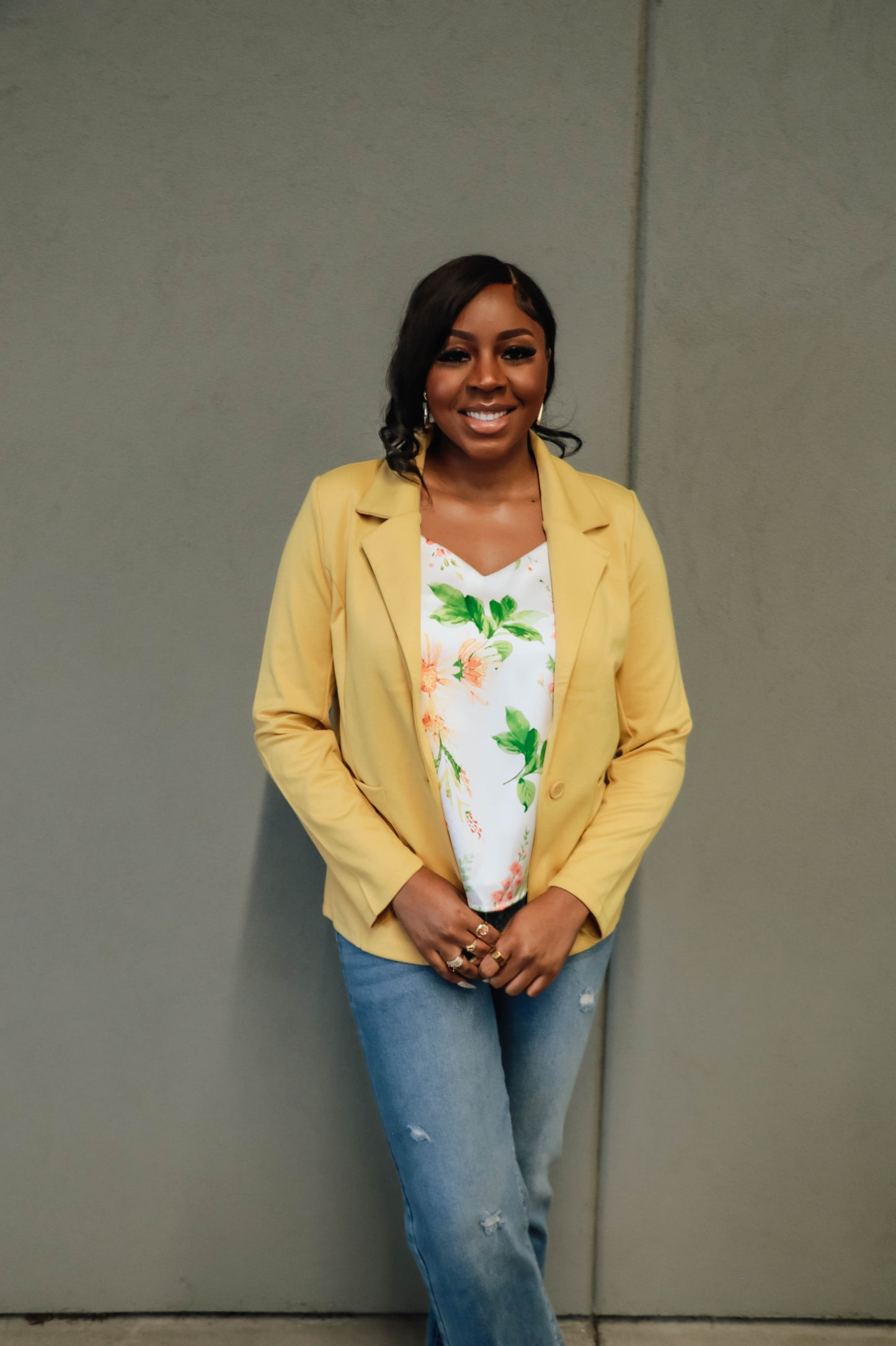 Lisa Blazer -  Mustard