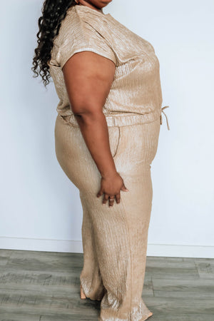 Watch Me Bottoms Curvy- Taupe