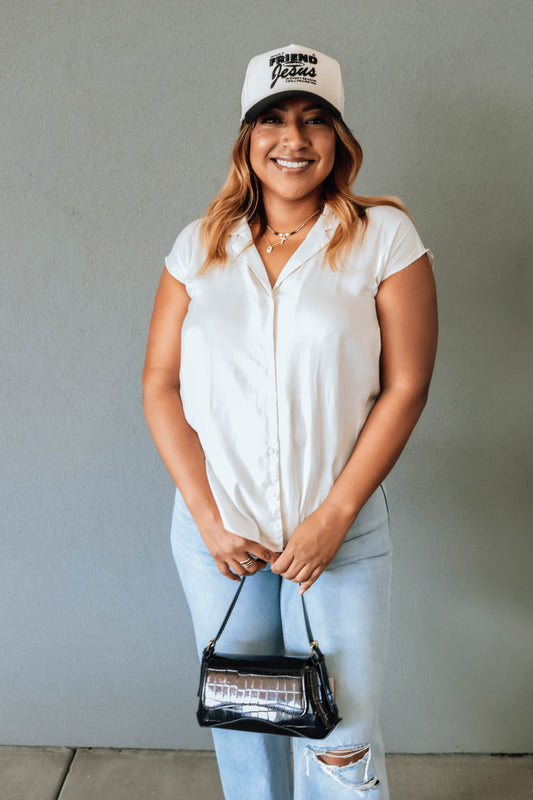 Autumn Breeze Blouse- Cream