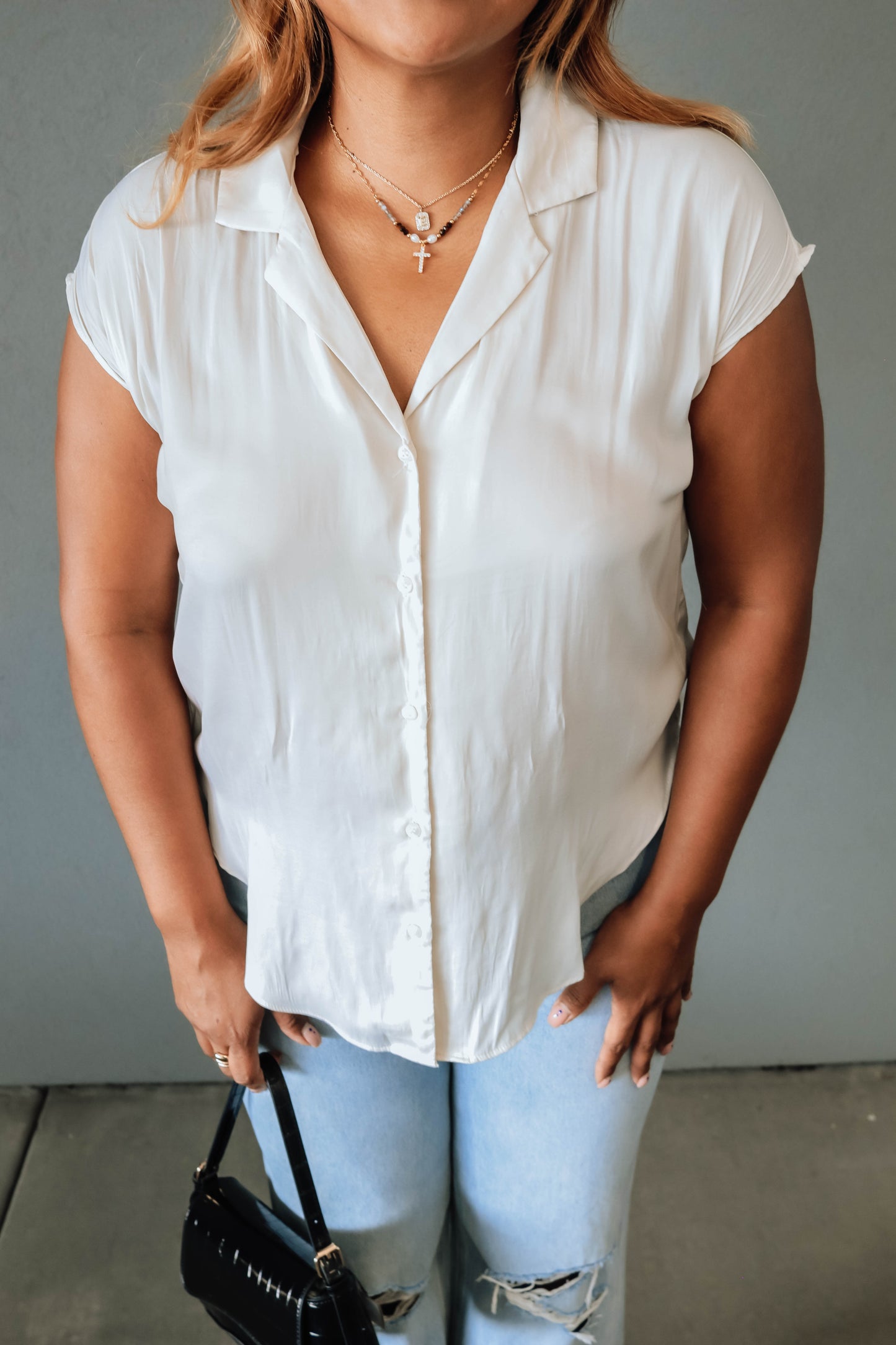 Autumn Breeze Blouse- Cream