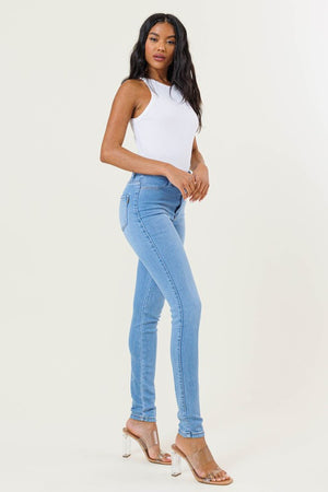 Classic High-Waisted Denim